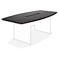 Mayline® Group Corsica Conference Table Top, Boat-Shaped, 96"W, Mahogany