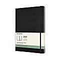 Moleskine Hard Cover Weekly Planner, 7-1/2" x 9-3/4", Black, January to December 2021, 8053853606433