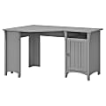 Bush Business Furniture Salinas 55"W Corner Desk With Storage, Cape Cod Gray, Standard Delivery 1 thumbnail image