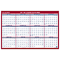 AT-A-GLANCE® Horizontal Reversible Erasable Academic/Regular-Year Wall Calendar, 36" x 24", PM200S28