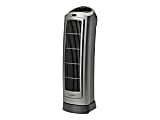 Lasko® 1500 Watts Electric Ceramic Oscillating Tower Heater, 2 Heat Settings, 23"H x 7.25"W x 8.5"D