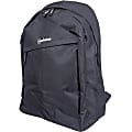 Manhattan Knappack Carrying Case (Backpack) for 15.6" Notebook, Books, Clothing, Accessories, Pen, Business Card, Bottle - Black - 600D Polyvinyl Chloride, Polyester Interior - Shoulder Strap - 19.1" Height x 13" Width x 7.7" Depth