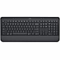 Logitech Signature K650 Comfort Full-Size Wireless Keyboard with Wrist Rest, BLE Bluetooth or Logi Bolt, Graphite - 920010908 1 thumbnail image