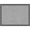 Amanti Art Magnetic Bulletin Board, Steel/Aluminum, 30" x 22", Dixie Blue Gray Rustic Wood Frame