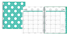 Blue Sky™ Fashion Monthly Planner, 8 1/2" x 10", 50% Recycled, Penelope, January to December 2017