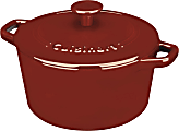 Cuisinart™ Chef’s Classic Enameled Cast Iron Covered Casserole Dish, 3 Qt, Red