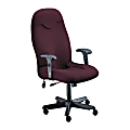 Mayline® Comfort Series Fabric High-Back Chair, Burgundy
