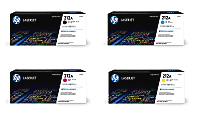 HP 212A 4-Color Black/Cyan/Magenta/Yellow Toner Cartridges, Pack Of 4 Cartridges, HP212ASET-OD 1 thumbnail image