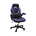 Respawn Racing Style Ergonomic Bonded Leather Computer Gaming Chair, Purple 1 thumbnail image