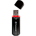 Transcend 4GB JetFlash 600 USB2.0 Flash Drive - 4 GB - USB 2.0 - Black 1 thumbnail image