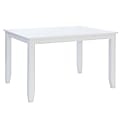 Powell Atwood Rectangle Dining Table, 30”H x 48”W x 36”D, White 1 thumbnail image