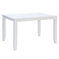 Powell Atwood Rectangle Dining Table, 30”H x 48”W x 36”D, White