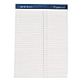 TOPS® Docket® Diamond 100% Recycled Writing Pads, 8 1/2" x 11", Litigation Ruled, 50 Sheets, Ivory, Pack Of 2 Pads