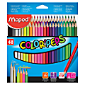 Helix Woodcase Colored Pencils, Assorted Lead, Set Of 48 1 thumbnail image