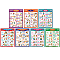 Poster Pals Spanish Verb Posters, 18" x 24", Set Of 7 Posters