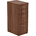 Lorell Relevance Series 4-Drawer File Cabinet - 15.5" x 23.6"40.4" - 4 x File, Box Drawer(s) - Material: Laminate - Finish: Walnut