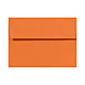 LUX Invitation Envelopes, A2, Peel & Press Closure, Mandarin Orange, Pack Of 1,000