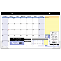 AT-A-GLANCE® QuickNotes® 13-Month Desk Pad Calendar, 17 3/4" x 10 7/8", White, January 2018 to January 2019 (SK71000-18)