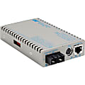 Omnitron Systems iConverter 8922N-0 Media Converter - 1 x RJ-45 Network, 1 x SC Duplex Network - 10/100/1000Base-T, 1000Base-X - External