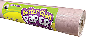 Teacher Created Resources® Better Than Paper® Bulletin Board Paper Rolls, 4' x 12', Light Mauve, Pack Of 4 Rolls