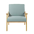Ave Six Work Smart™ Weldon Chair, Klein Sea/Light Brown