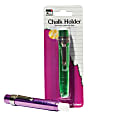 Charles Leonard, Inc. Aluminum Chalk Holders, Assorted Colors, Pack Of 6 1 thumbnail image