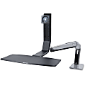 Ergotron® WorkFit Mounting Arm For Flat-Panel Displays, Black