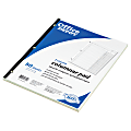 Office Depot® Brand Columnar Pad, 2-Column, 8 1/2" x 11", 25 Sheets, Green 1 thumbnail image