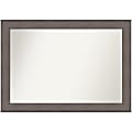 Amanti Art Non-Beveled Rectangle Framed Bathroom Wall Mirror, 29” x 41”, Country Barnwood 1 thumbnail image