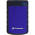 Transcend StoreJet TS2TSJ25H3B 2 TB Portable Rugged Hard Drive - 2.5" External - SATA - Blue - USB 3.0 - 3 Year Warranty