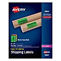Avery® High-Visibility Permanent Shipping Labels, 5954, 2" x 4", Assorted Colors, Pack Of 250 1 thumbnail image