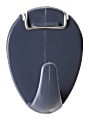 Office Depot® Brand Plastic Cubicle Hooks, 5 15/16" x 11/16" x 3 1/2", 30% Recycled, Charcoal, Pack Of 5 1 thumbnail image