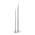 LumiSource Vertical Icicle Floor Lamp, 66-1/2"H, White Shade/Silver Base 1 thumbnail image