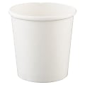Dart® Flexstyle® Double Poly Paper Containers, 0.5 Qt, White, 25 Containers Per Pack, Carton Of 20 Packs 1 thumbnail image