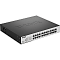 D-Link DGS-1100-24P Ethernet Switch - 24 Ports - Manageable - 2 Layer Supported - Twisted Pair - PoE Ports - Rack-mountable, Desktop