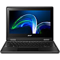 Acer TravelMate B3 Laptop, 11.6" Screen, Intel® Celeron N5100, 4GB, 128GB Flash Drive, Windows® 10 Pro