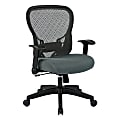 Office Star™ Deluxe R2 Ergonomic SpaceGrid Mid-Back Managers Chair, Gray