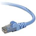 Belkin 5ft Cat6 Premium Snagless Patch Cable RJ45 M/M Blue - patch cable - ethernet - 5 ft - blue - R - A3L98005BLUS 1 thumbnail image