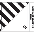 Tape Logic® Preprinted Shipping Labels, DL520P1, Consumer Commodity, Square, 4" x 4 3/4", Black/White, Roll Of 500 1 thumbnail image