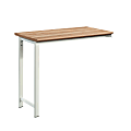 Sauder® Bergen Circle 36"W Desk Return, Kiln Acacia/White 1 thumbnail image