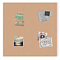 U Brands Cork Canvas Bulletin Board, 24" X 24", Frameless, Actual Size 23" X 23" (2874U00-01) 1 thumbnail image
