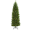 Nearly Natural Slim Green Mountain Pine Artificial Christmas Tree, 6-1/2’ 1 thumbnail image