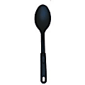 Winco Nylon Serving Spoon, Solid, 12", Black