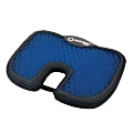 HealthMate Car Seat Coccyx Cushion, ComfyGel, 14”H x 17-1/2”W x 2”D, Black