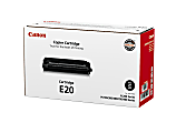Canon® E-20 Black Toner Cartridge, 1492A002CA