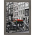 Amanti Art Narrow Wood Picture Frame, 27" x 21", Matted For 18" x 24", Regis Barnwood Gray 1 thumbnail image