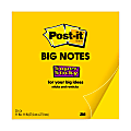 Post-it® Super Sticky Big Notes, 11" x 11", Bright Yellow, 30 Sheets Per Pad 1 thumbnail image