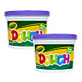 Crayola Super Soft Modeling Dough, Purple, 3 lbs. Bucket, Pack Of 2 1 thumbnail image