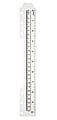 TUL® Discbound Plastic Ruler, 10", Clear