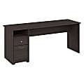 Bush® Furniture Cabot 72"W Computer Desk With Drawers, Heather Gray, Standard Delivery 1 thumbnail image